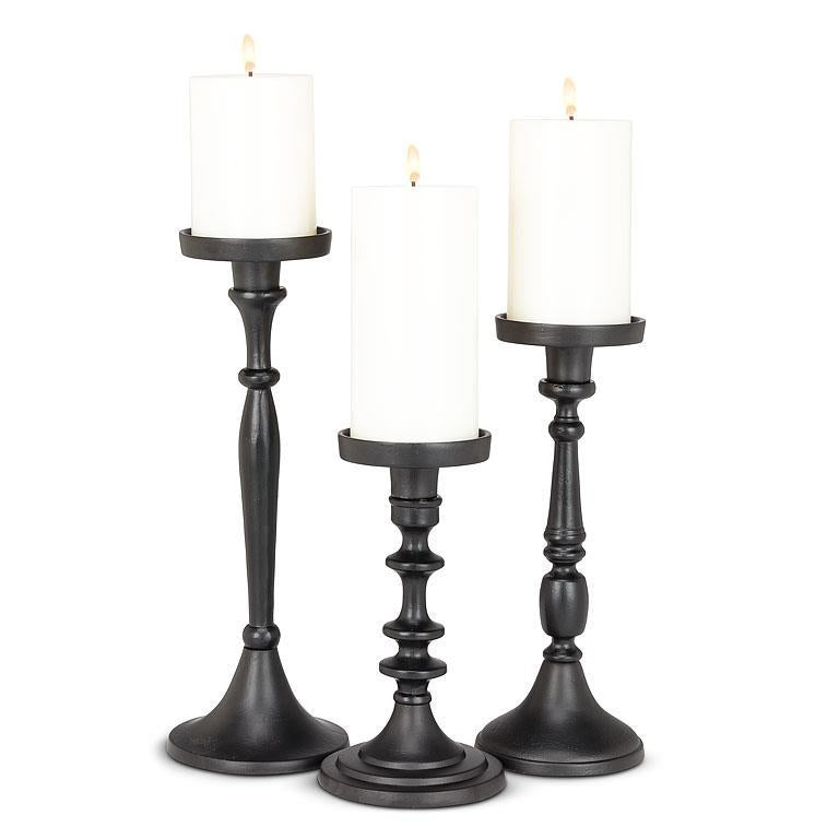Classic Black Candle Holder