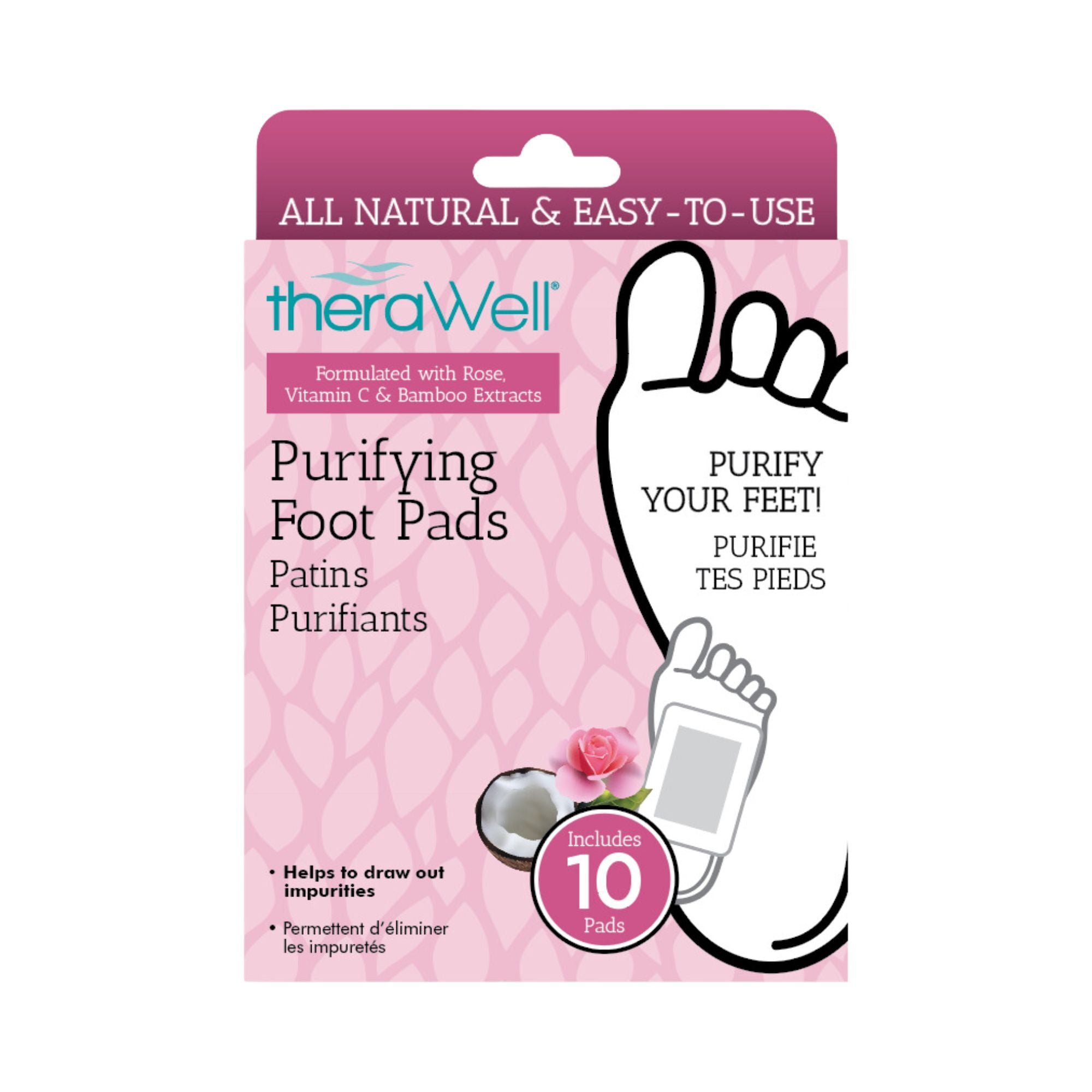 Purifying Foot Pads - Rose