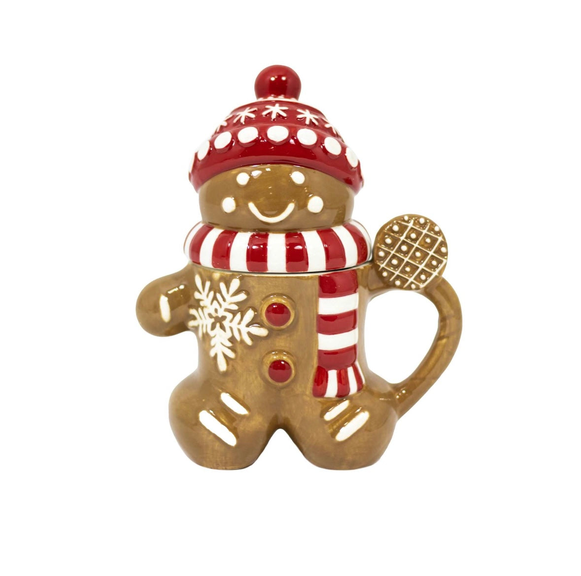 Gingerbread Mug w/Head Lid