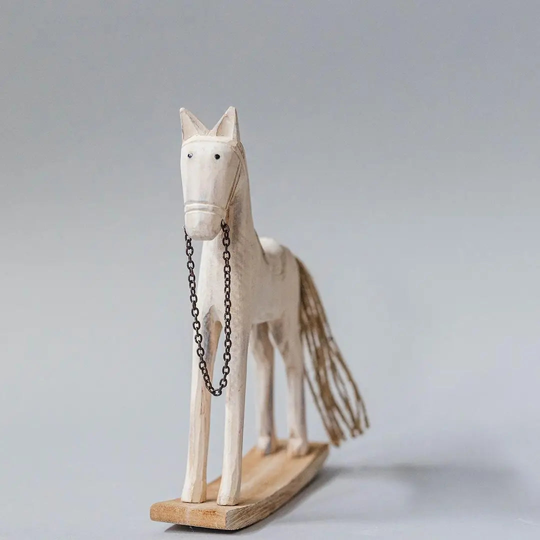 Wooden Rocking Horse Decor
