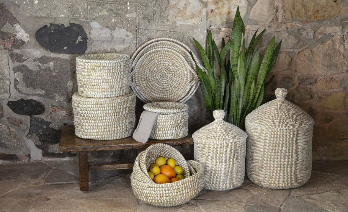 Coiled Grass Decor Hamper