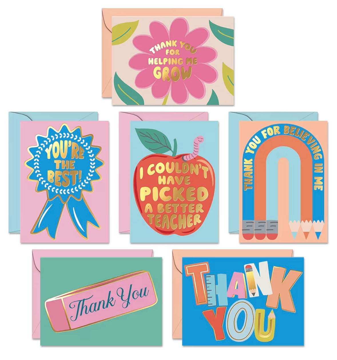 Teacher Gratitude Cards