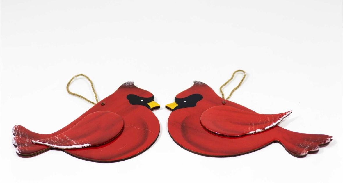 Wooden Cardinal Wall Art