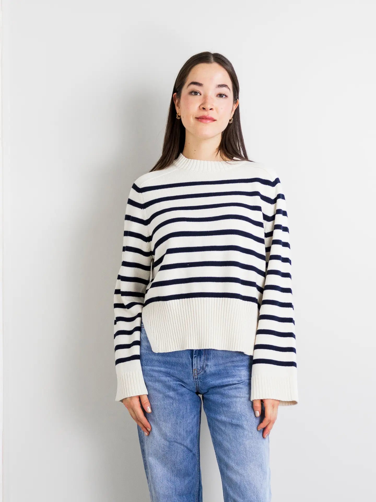 Addie Knit Pull-Over in Stripe