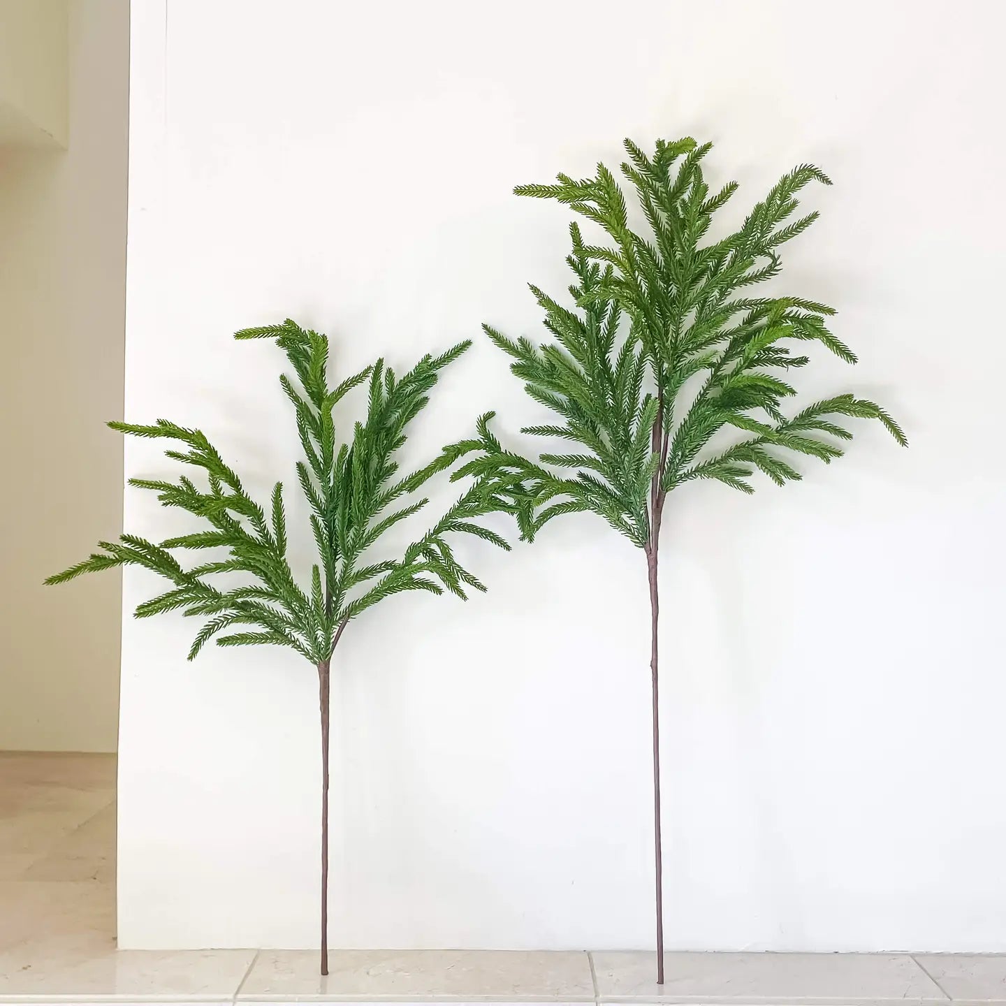 Norfolk Pine Real Touch Faux Christmas Stem 25"