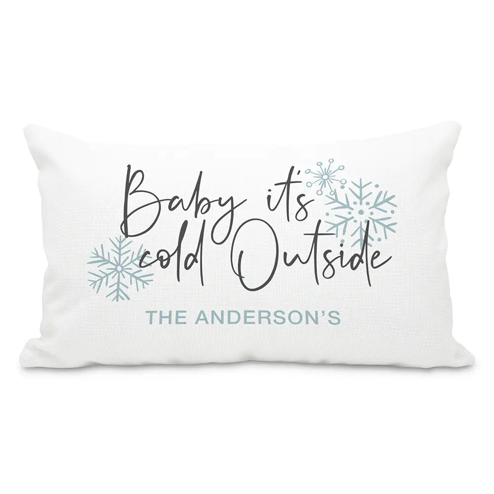 Throw Pillow - Baby It's Cold Outside