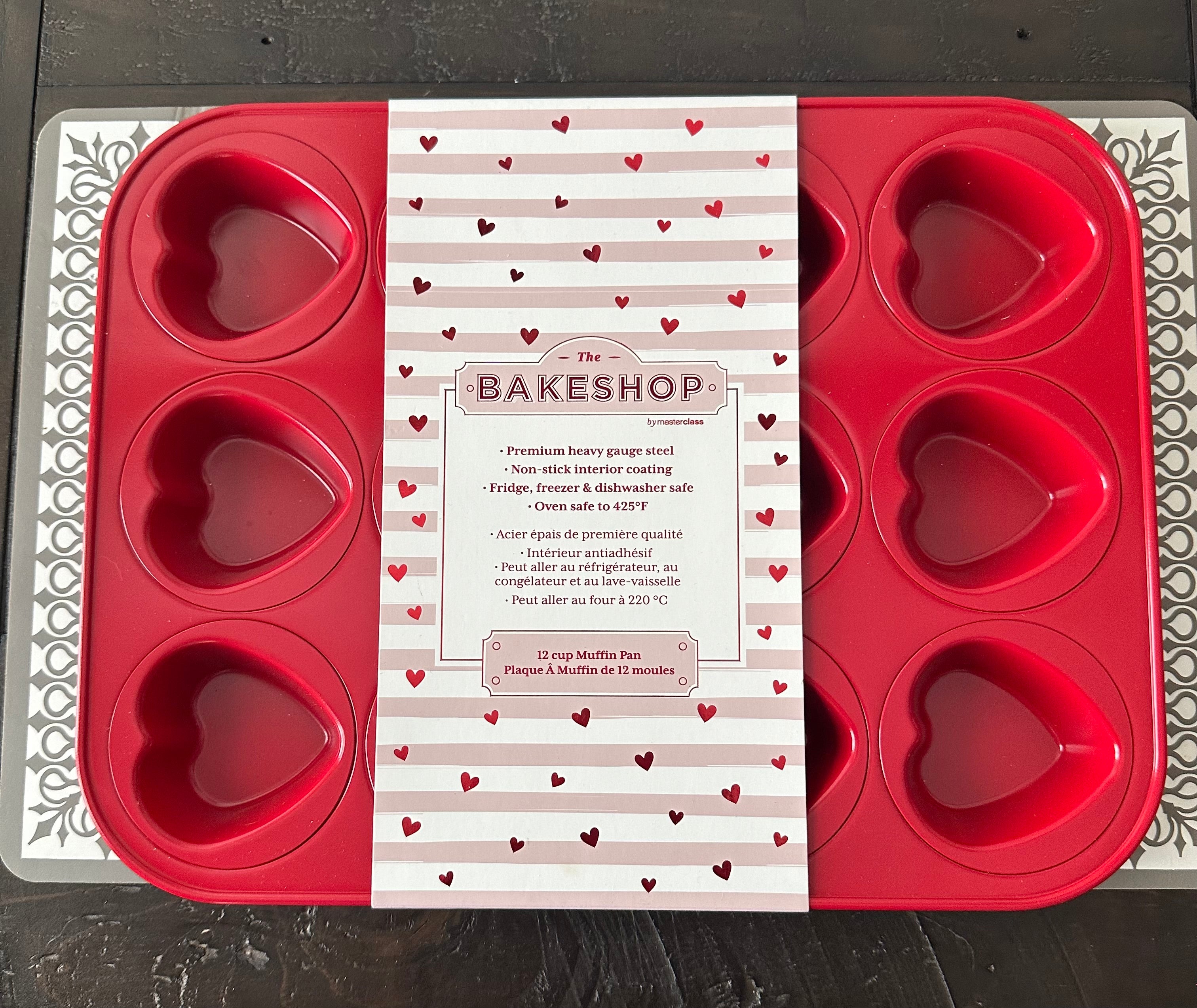 “Red” Heart Shaped Muffin Tin