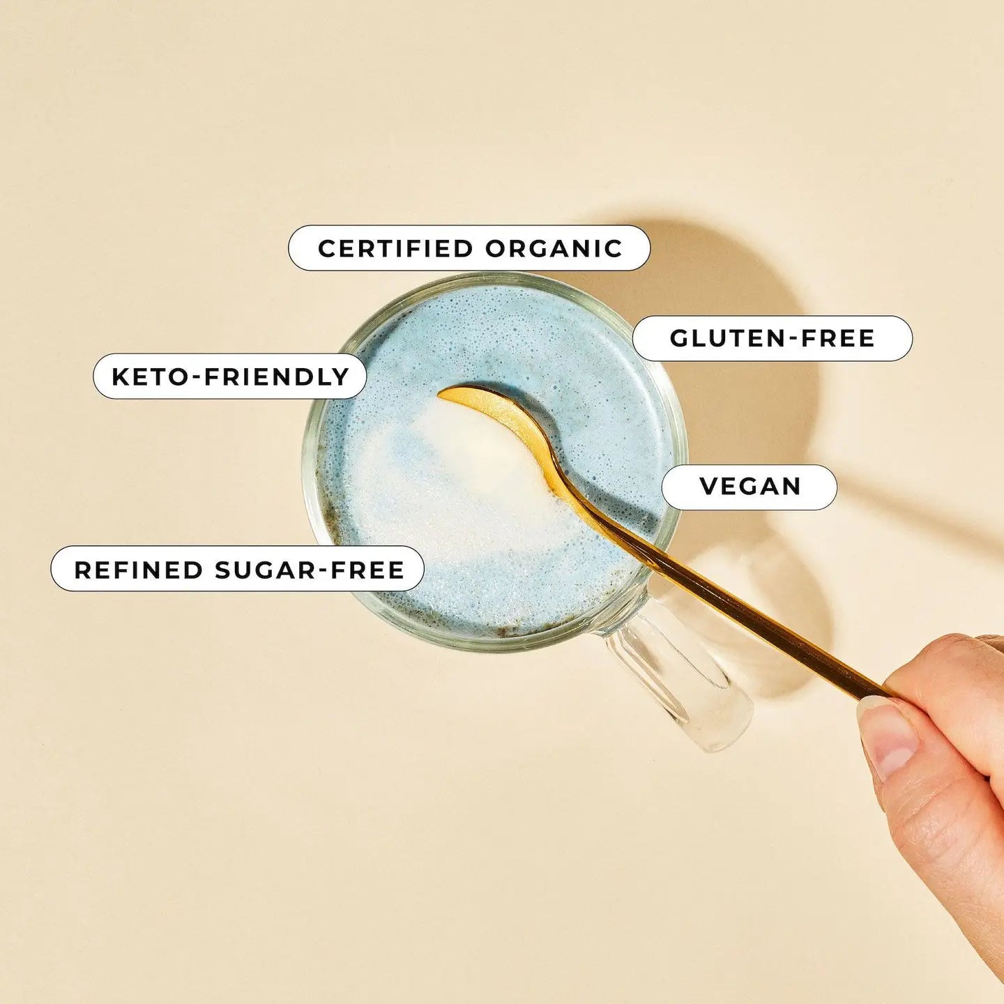 Superfood Latte Powder, Blue Lavender