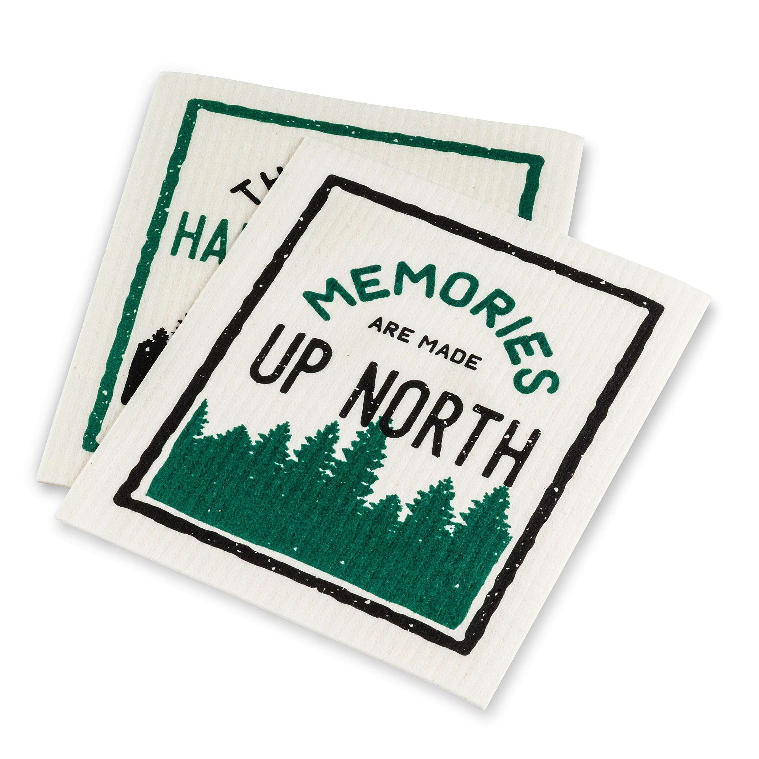 Happy Place/Up North Dish Cloths - Set/2