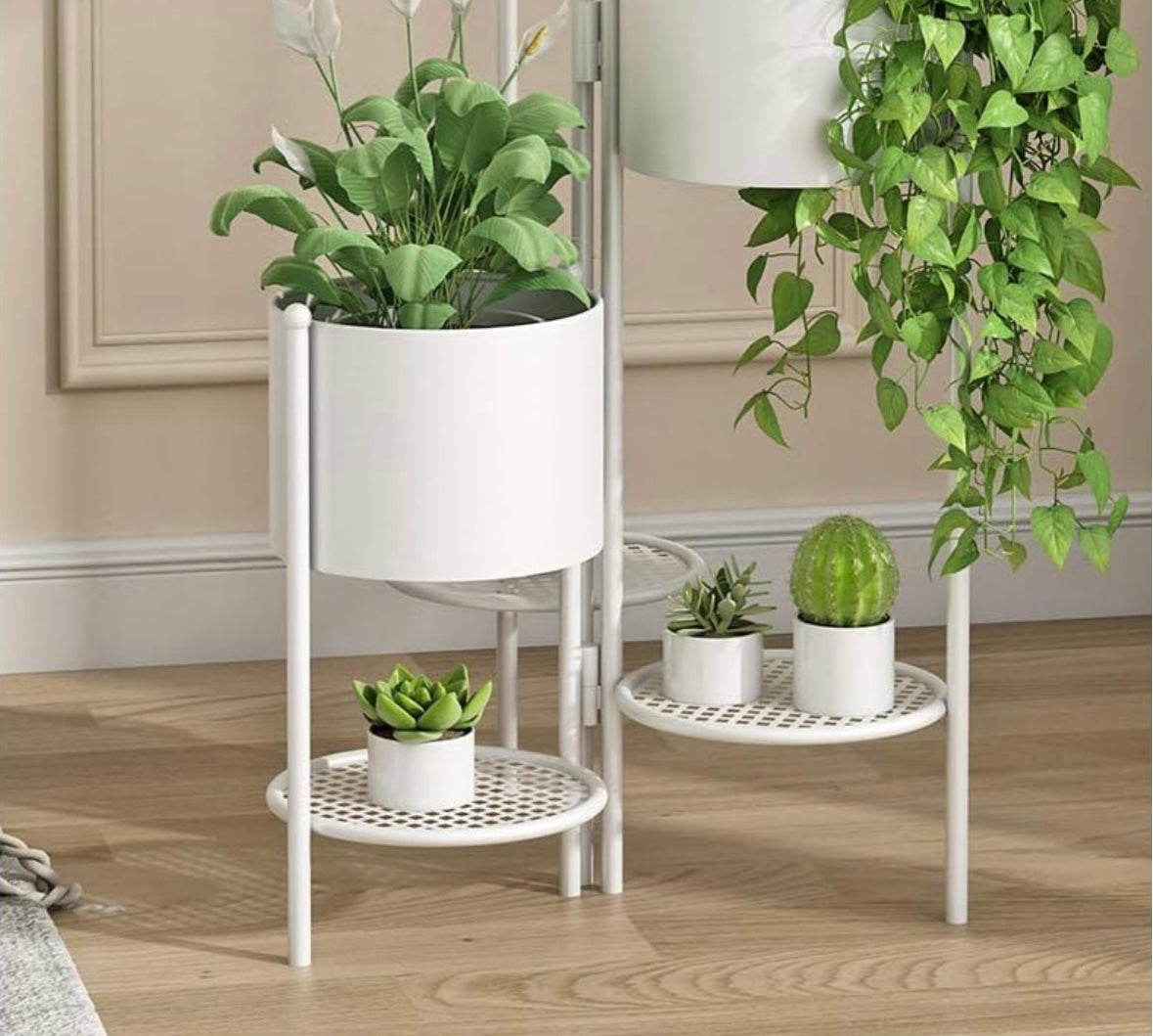 6 Tier White Plant Holder/ Pick Up Only