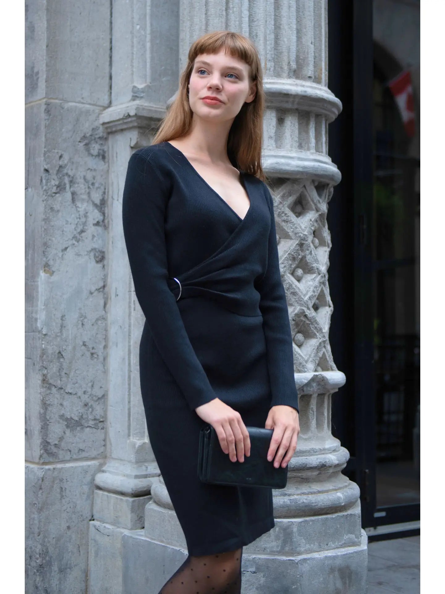 Giselle Long Sleeves Black Dress