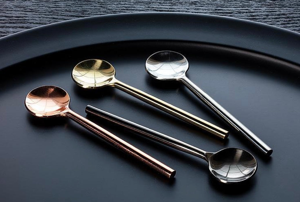 Modern Small Spoon - Gold