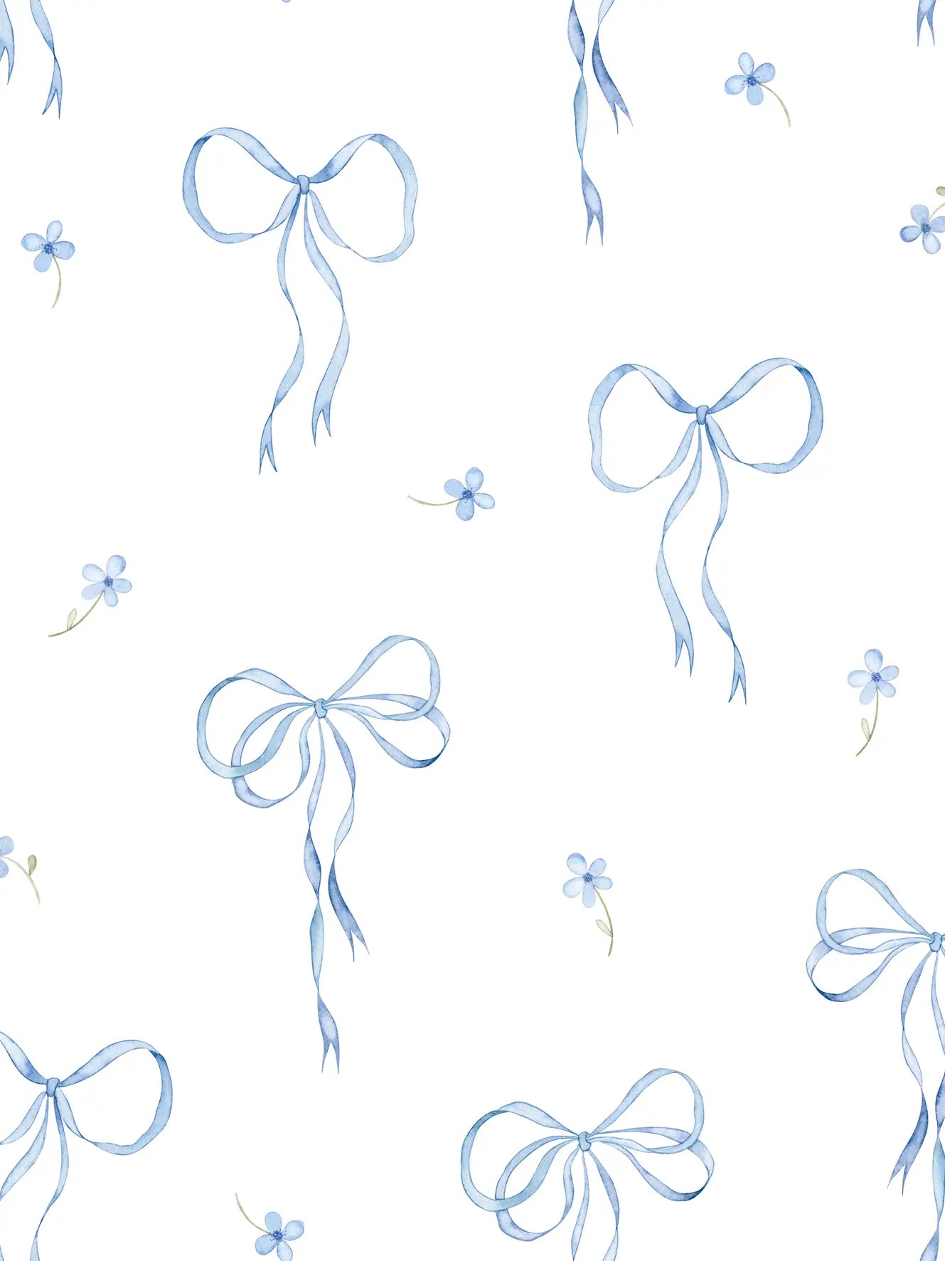 Blue Bows Women’s PJ Set