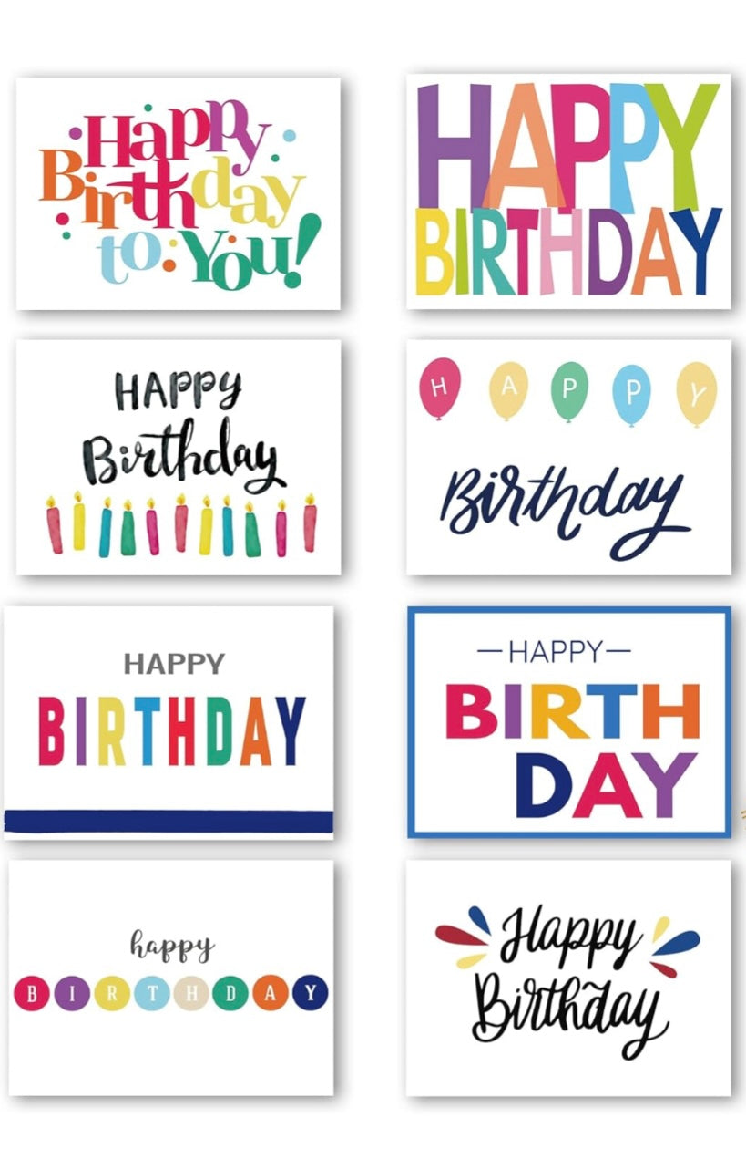 Happy Birthday Cards Assorted
