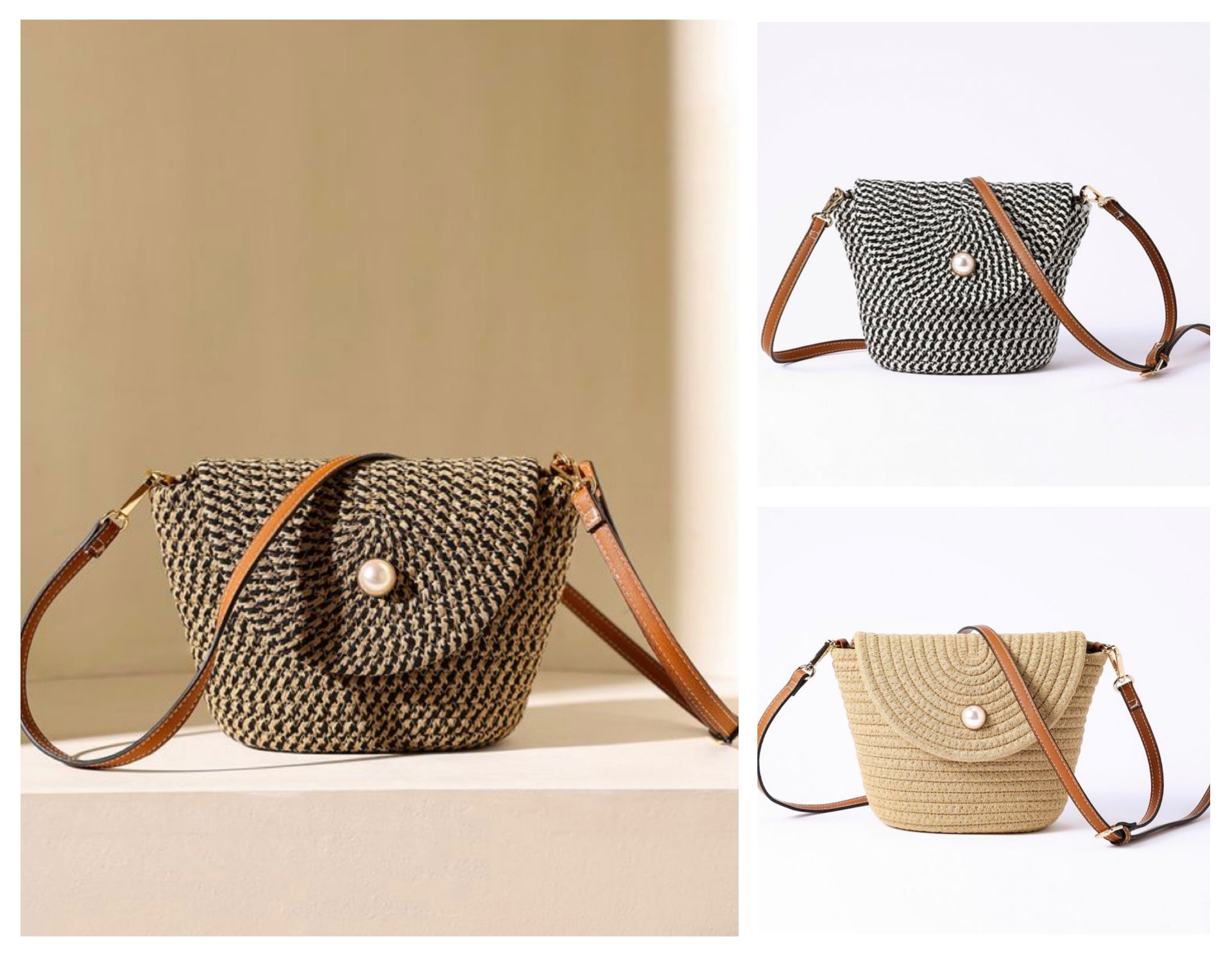 Straw Clutch Bag