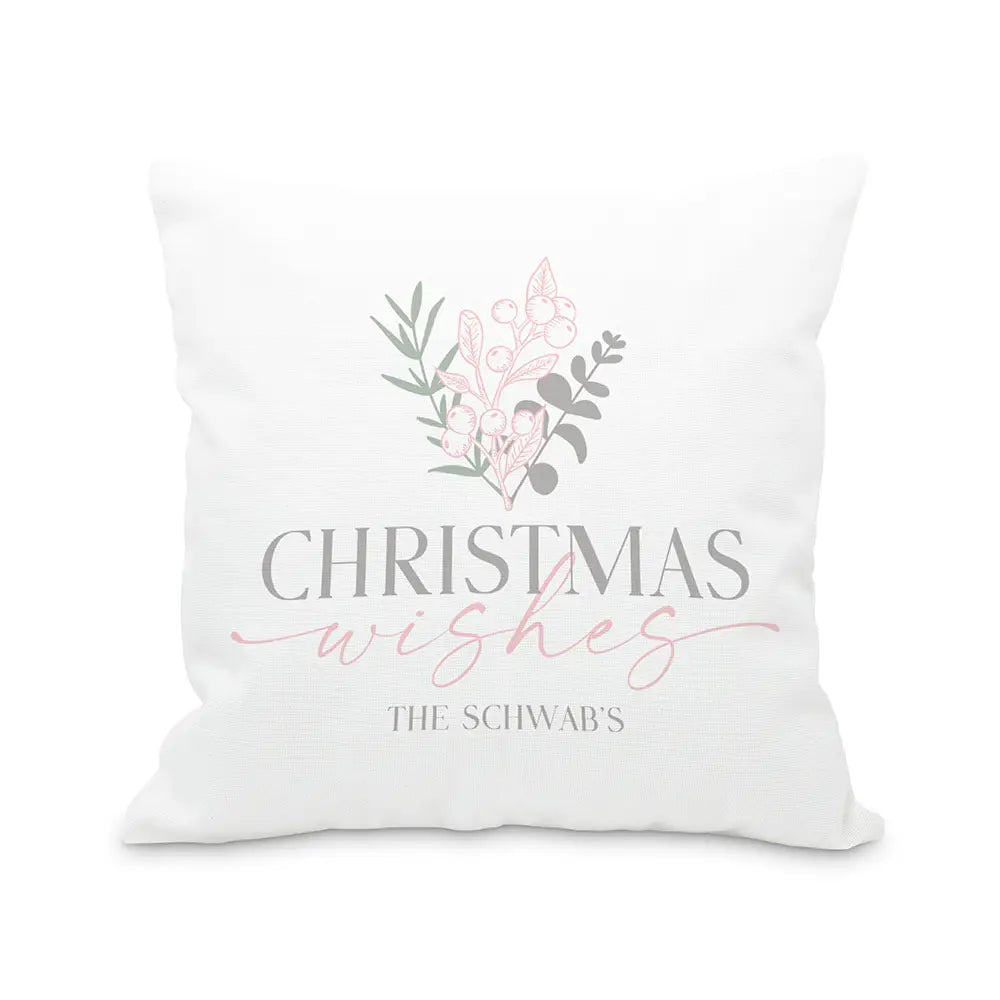 Throw Pillow - Christmas Wishes