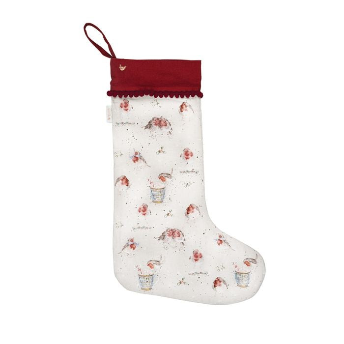 Seasons Tweeting Robin Christmas Stocking