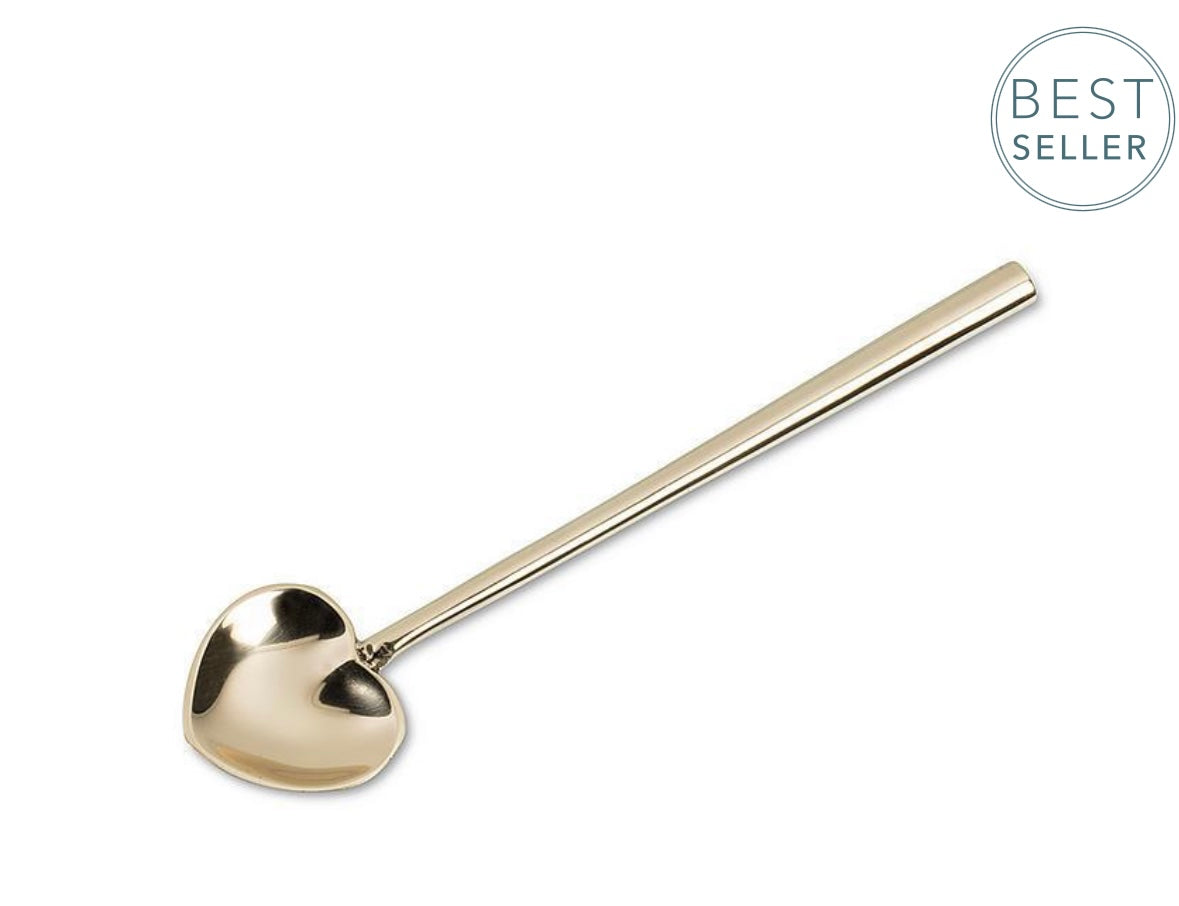 Heart Small Spoon - Gold