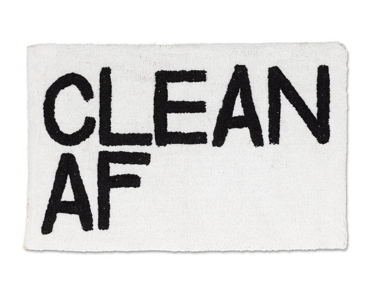 CLEAN AF Tufted Bathmat