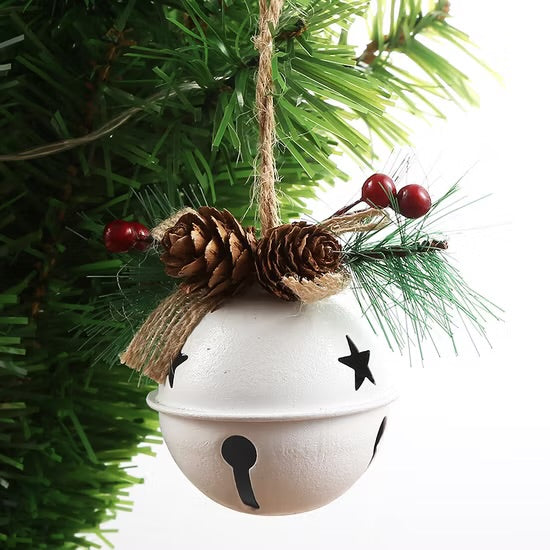 Bell Ornament w/Pine Decor