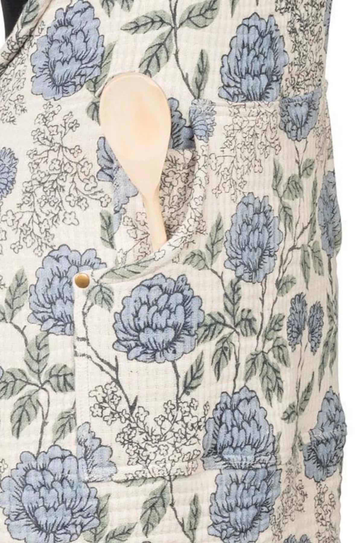 Blue Floral Apron