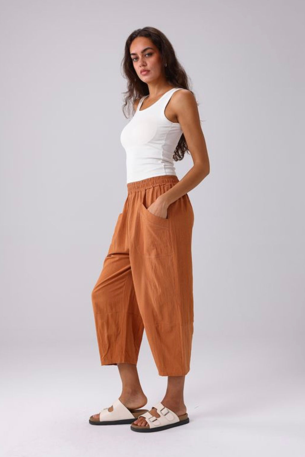 Rustic Cropped Pant One Size