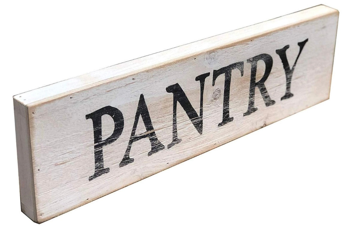 Wooden Pantry Sign