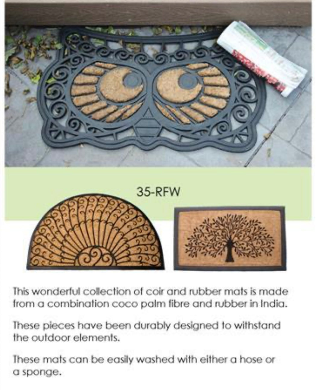 Tree of Life Double Doormat - Pick Up Only