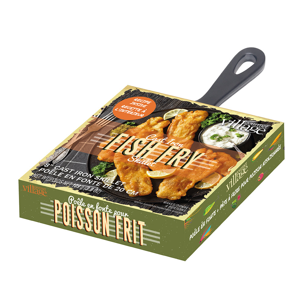 Skillet 8” Fish Fry Kit