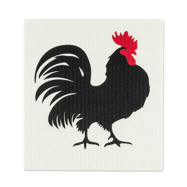 Rooster & Stripes Dishcloths Set/2