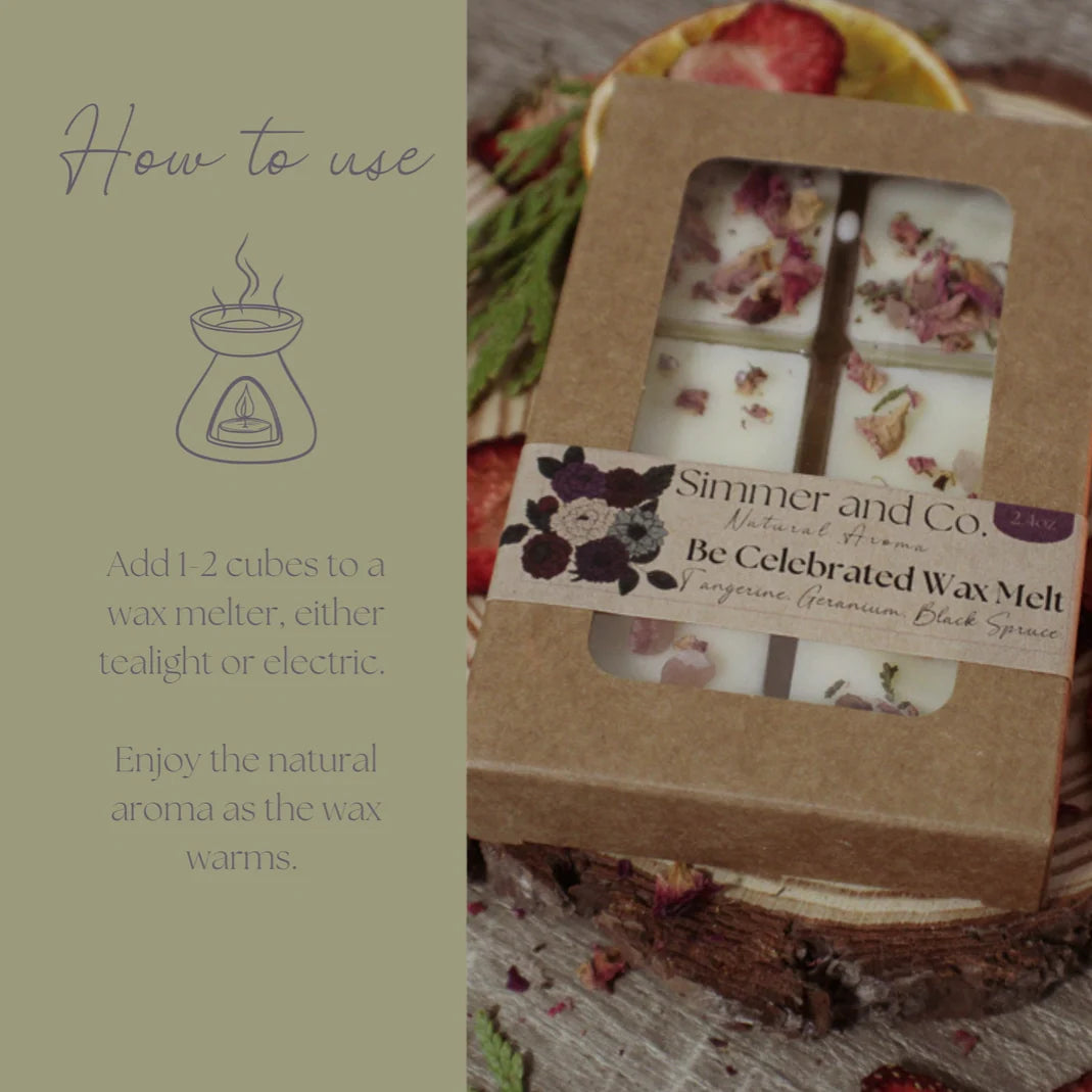 Be Celebrated Simmer Wax Melt Cubes