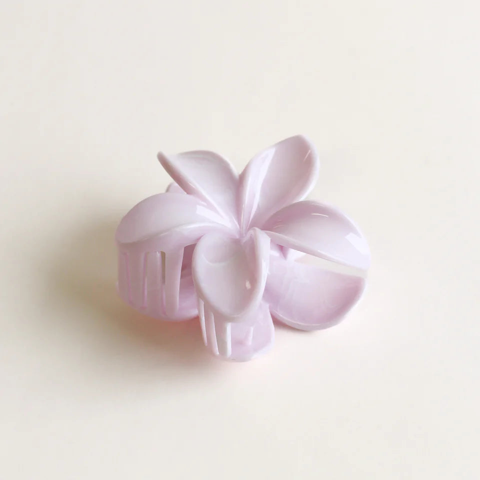 Pink Floral Hair Clip