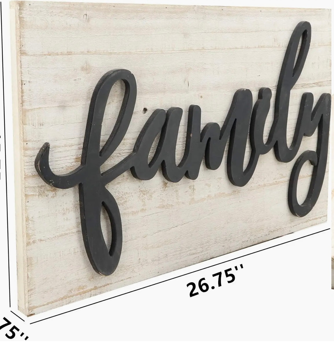 Wooden Family Sign/Pick Up Only