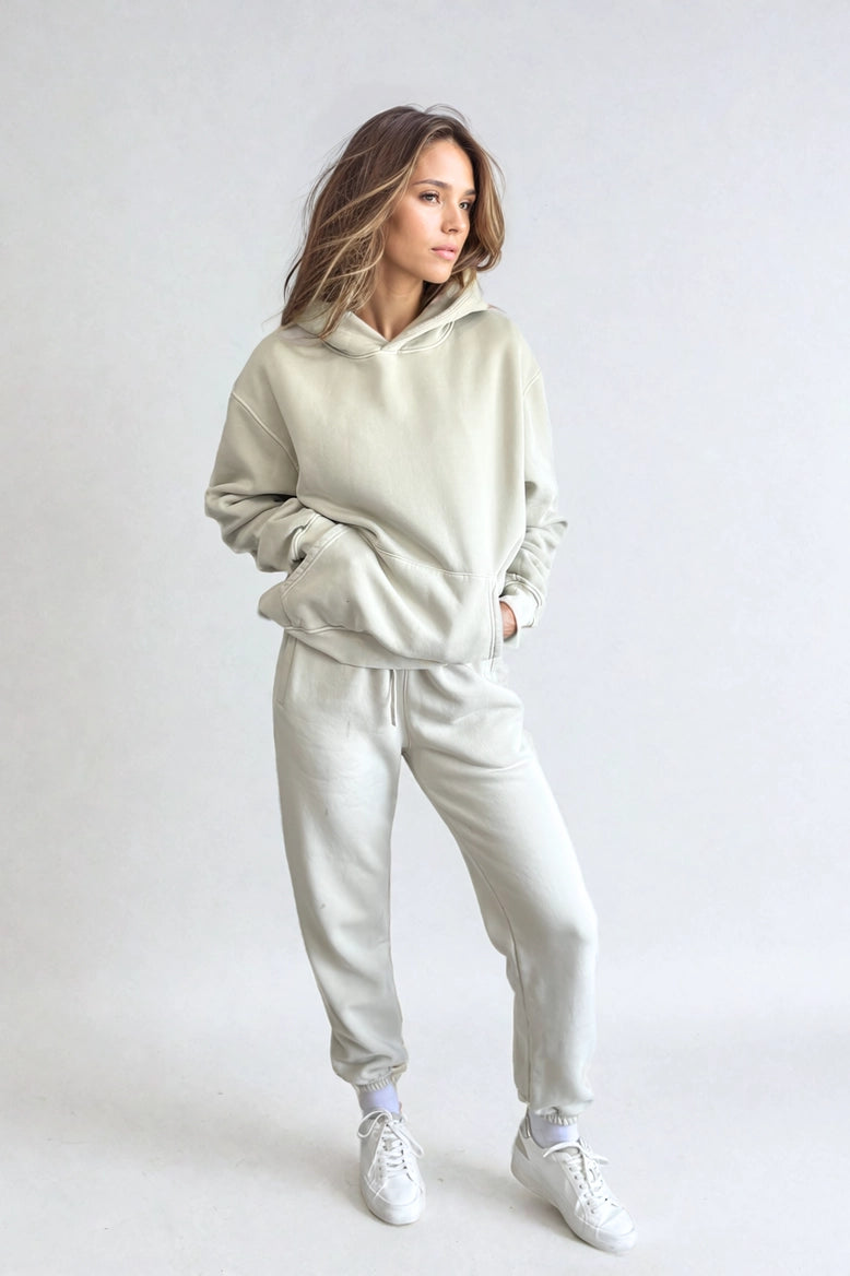 Lay-Up Lounge Set - Coco Cream