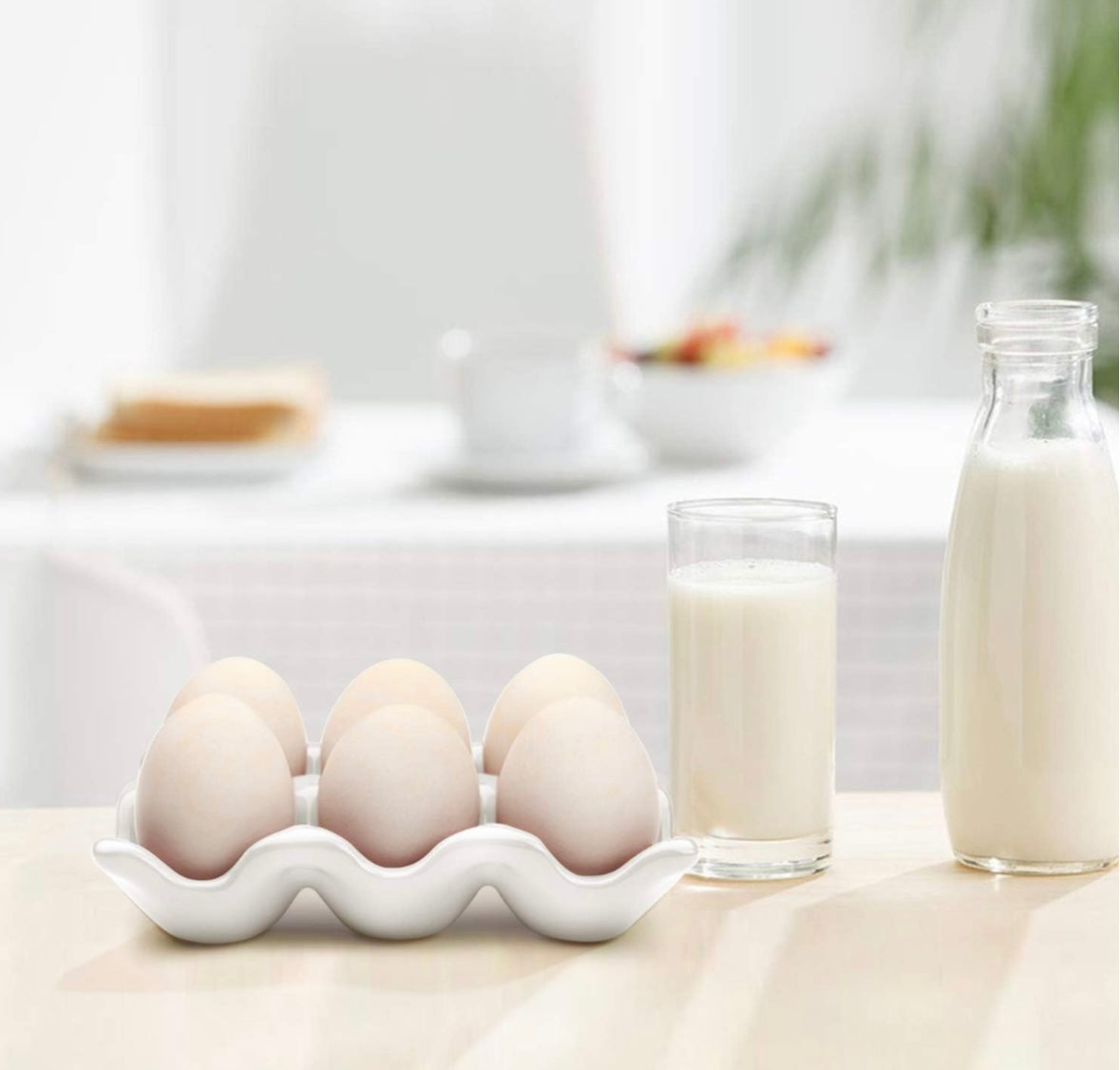 Ceramic 6 Slot Egg Tray