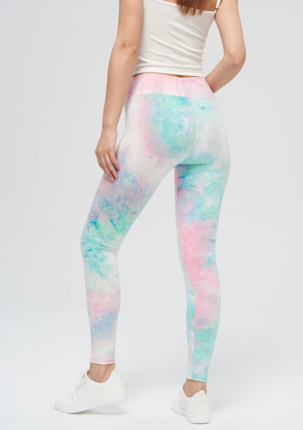 Tie Dye Mint Yoga Pant