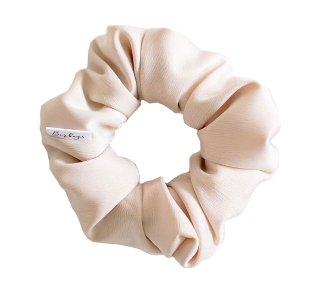 Barbay’s Champagne Satin Scrunchie