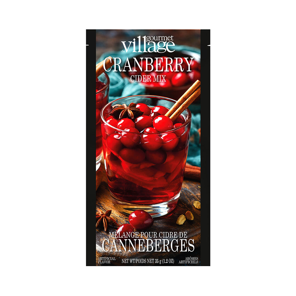 Mini Cranberry Cider Drink Mix Pouch