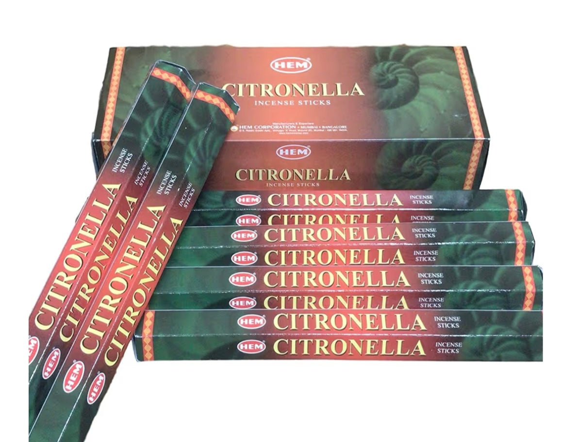 Citronella Incense Sticks (Box of 20)
