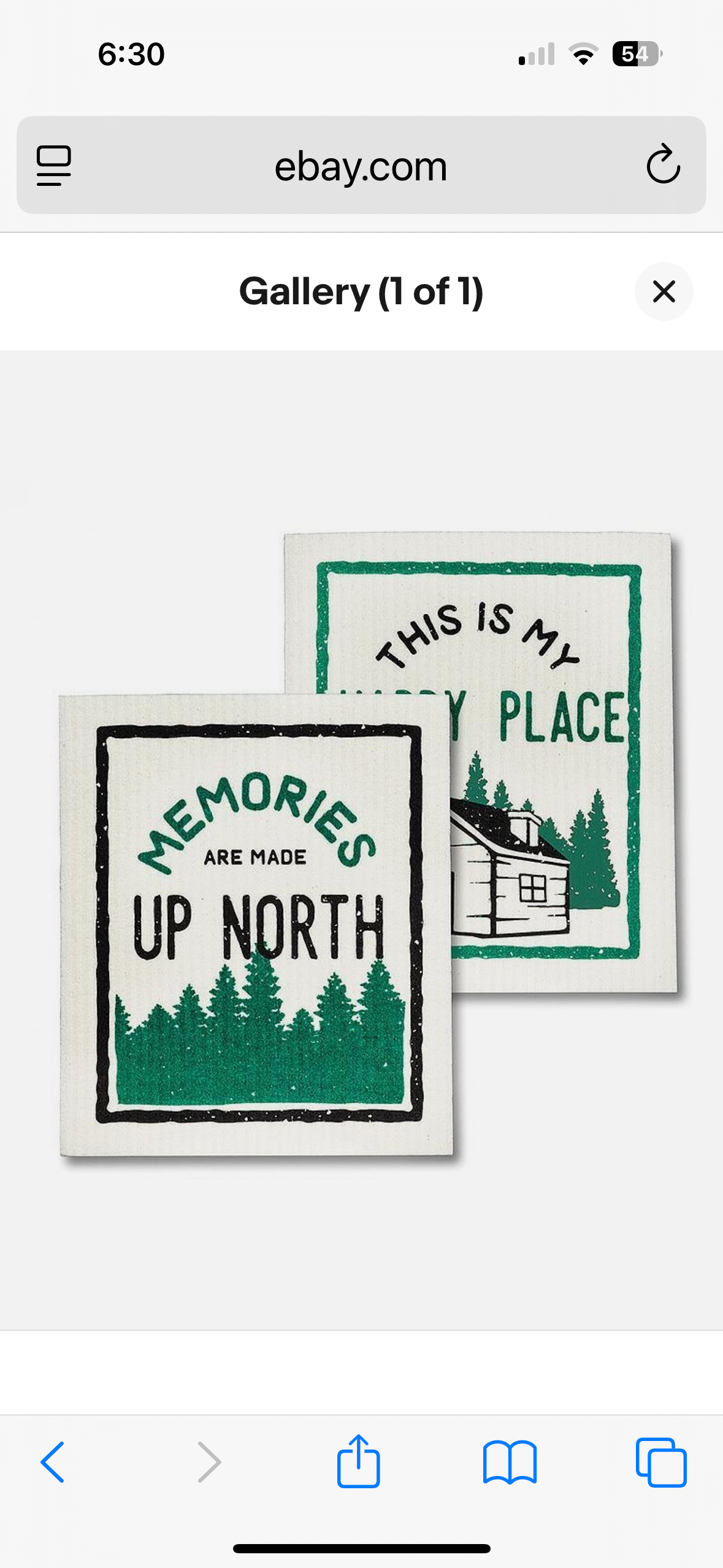 Happy Place/Up North Dish Cloths - Set/2