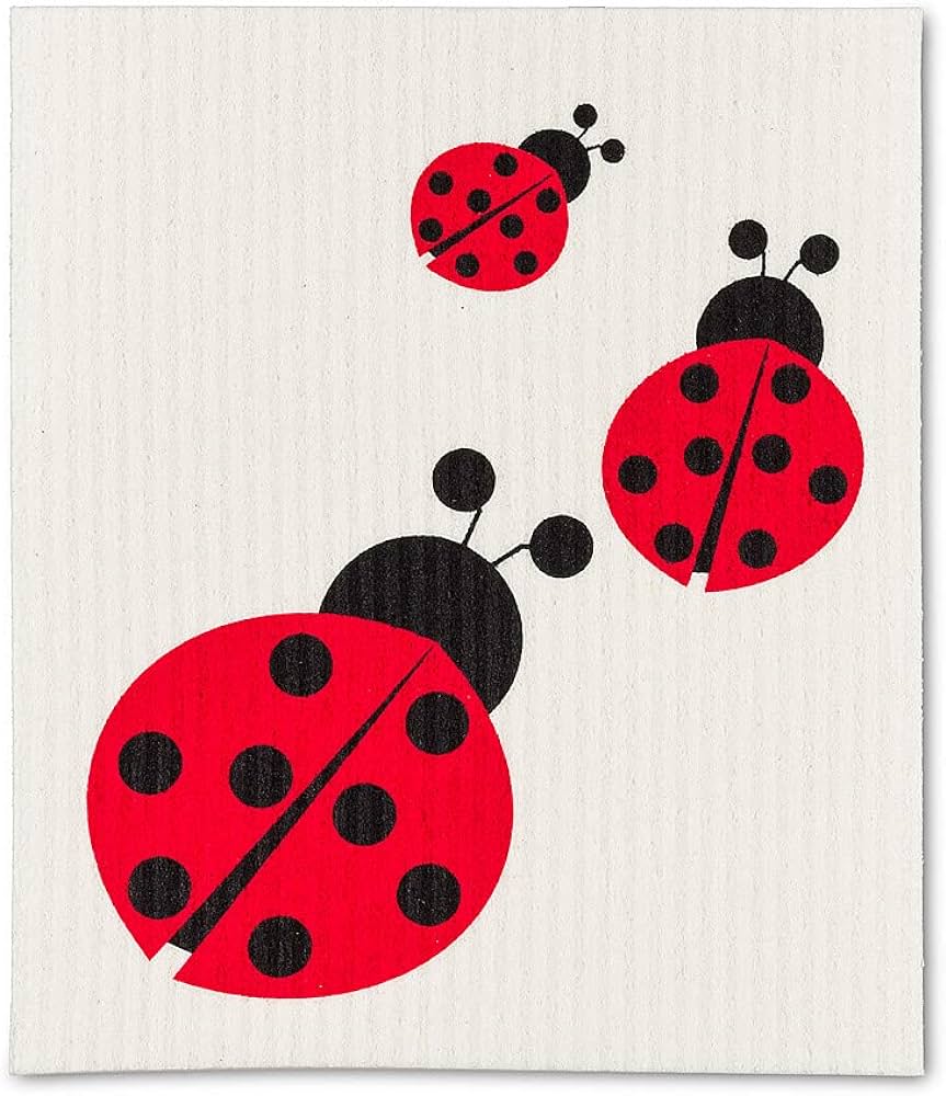 Ladybug Dishcloths Set/2