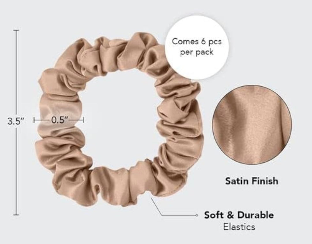 Satin Hair Scrunchies