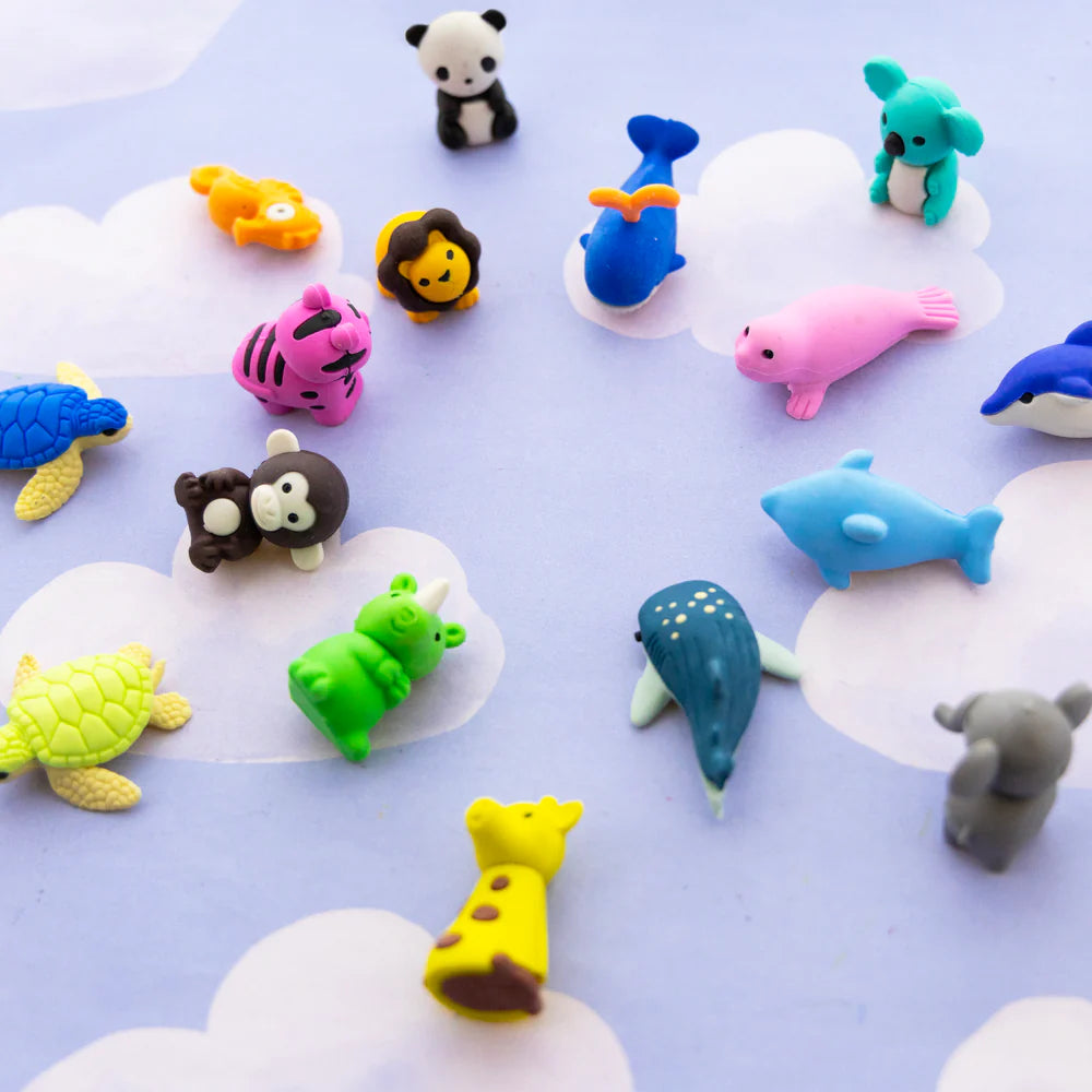 Eraser Set 3D - Wildlife Adventures