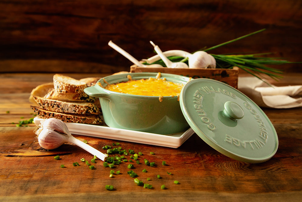Sage Green Brie & Dip Baker
