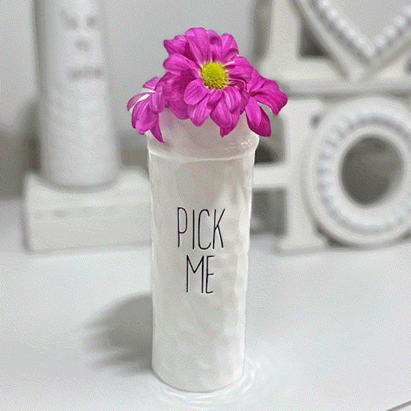 “Pick Me” Ceramic Vase