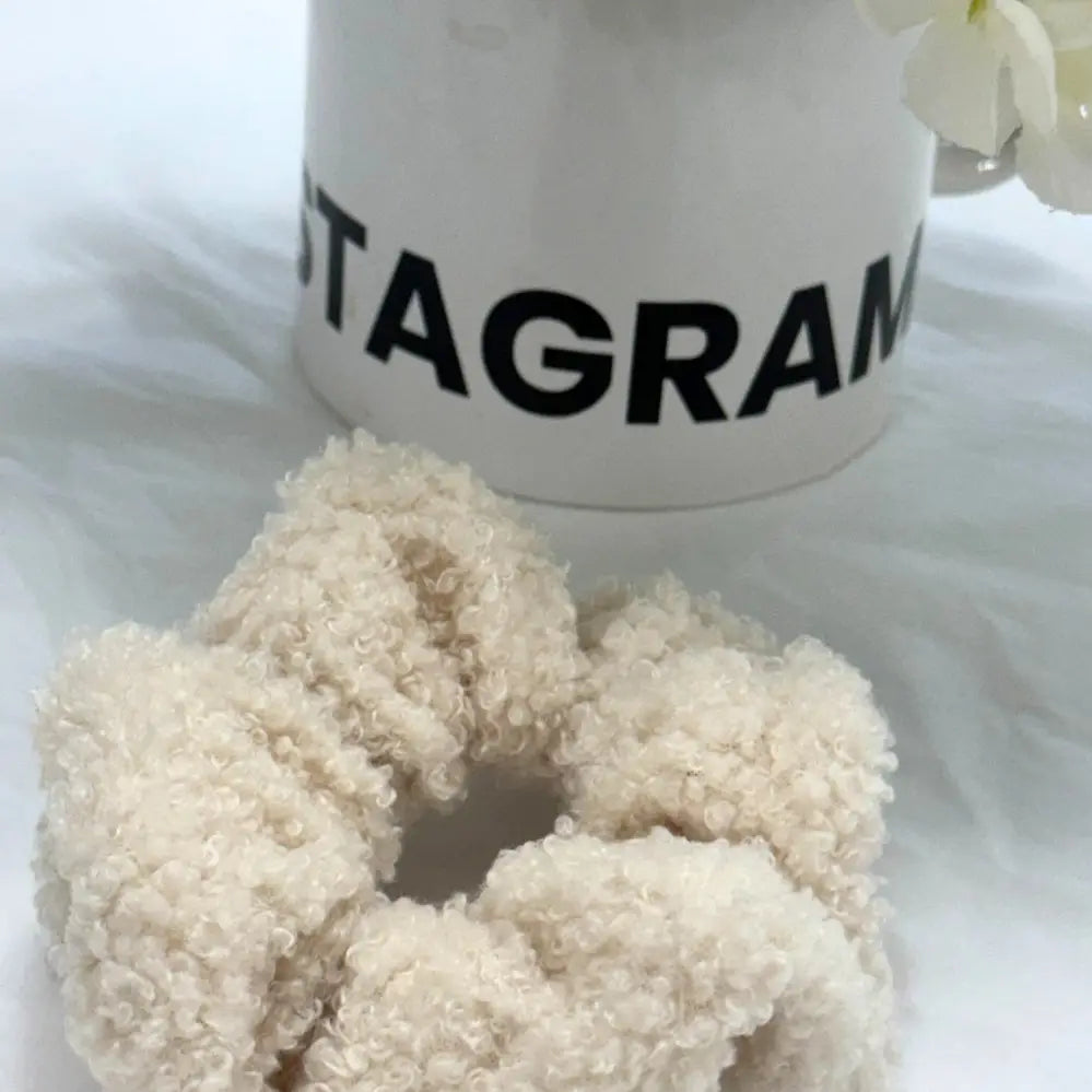 Boucle Scrunchie - Creme