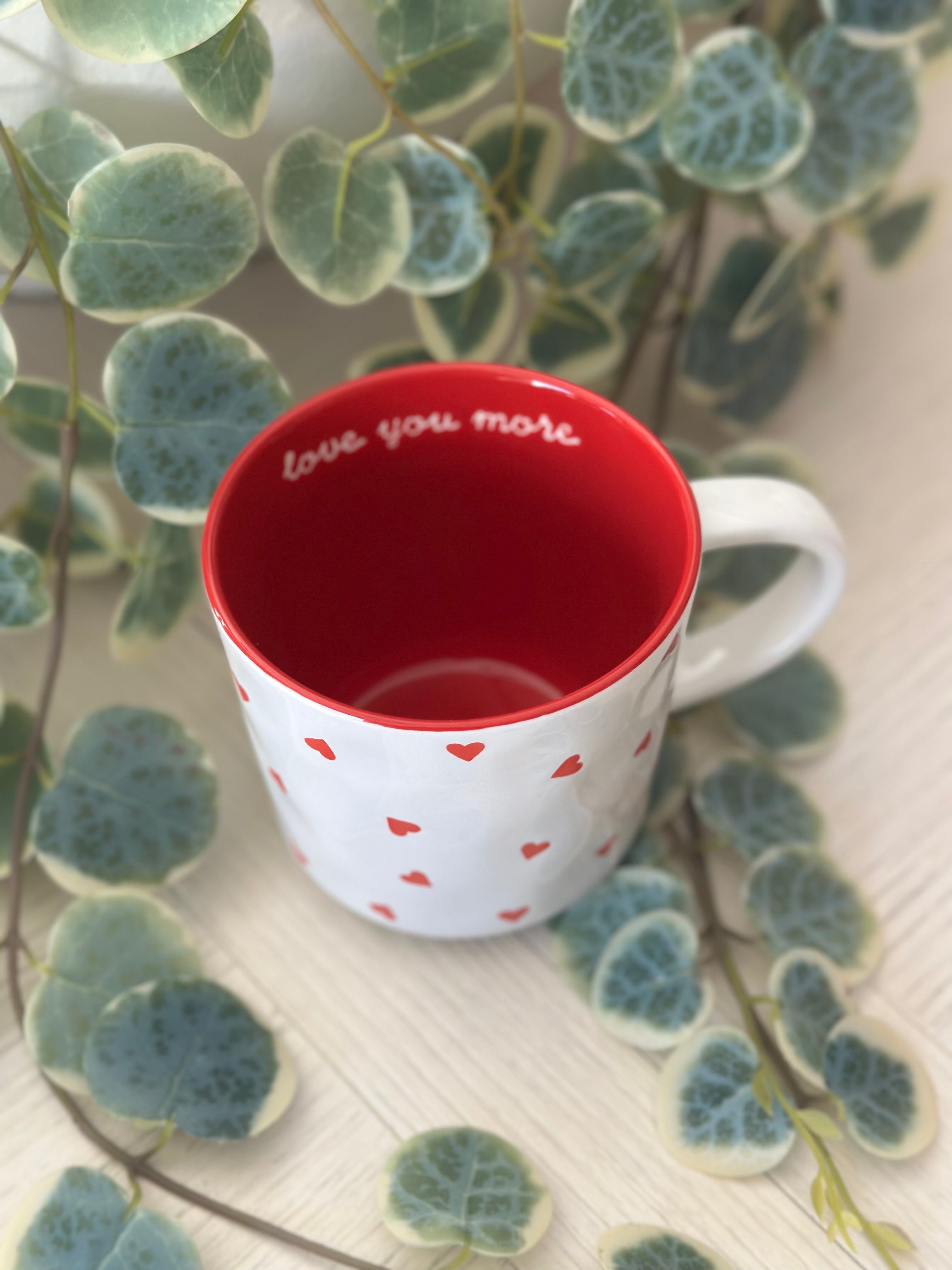 Red Hearts Mug - Love You More