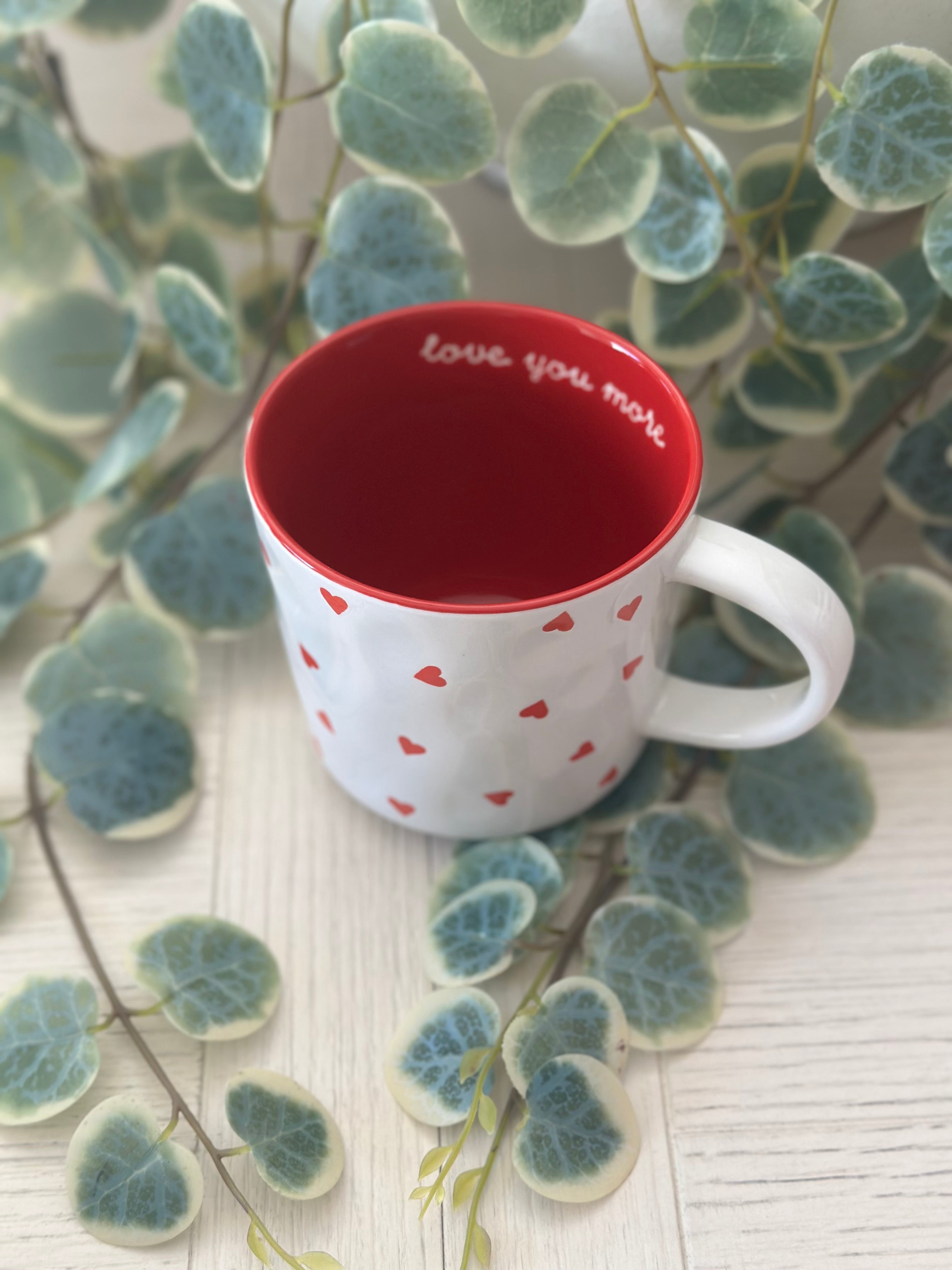 Red Hearts Mug - Love You More