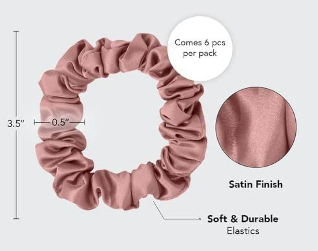 Satin Hair Scrunchies