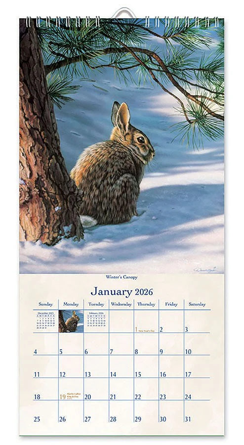 2026 Vertical Calendar